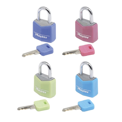 Master Lock - Vorhängeschloss MasterLock 4 sortiert Aluminium 20 mm 4 Stück