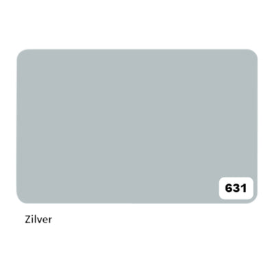 Folia Paper - Schaufensterkarton Folia 1-seitig 48x68cm 380gr Nr.631 Silber