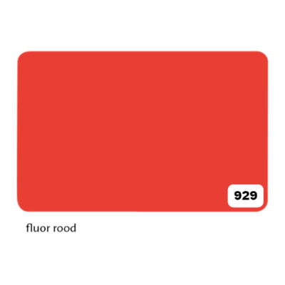 Folia Paper - Schaufensterkarton Folia 1-seitig 48x68cm 380gr Nr929 Fluorrot