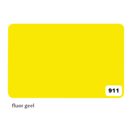 Folia - Schaufensterkarton 1-seitig 48x68cm 380gr Nr911 Fluorgelb