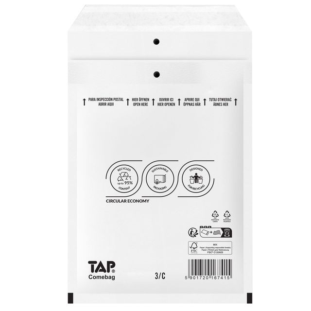 TAP - Umschlag Comebag Luftkissen Nr. 13 170x225mm 100 Stück