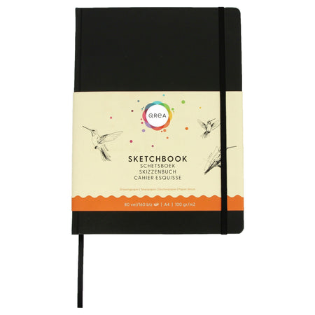 Qrea - Zeichenbuch A4 80 Blatt 100gr