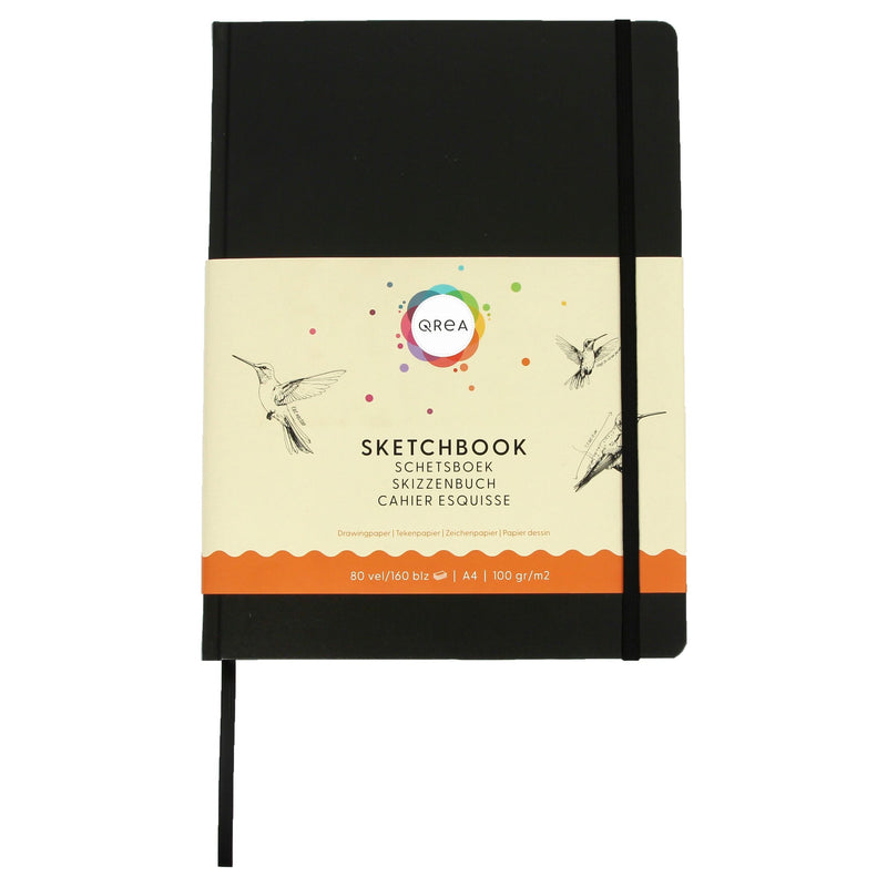 Qrea - Zeichenbuch A4 80 Blatt 100gr