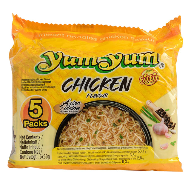 Yum Yum - Nudeln Hühnernudeln 5er-Pack 5x60gr | 6 Stück