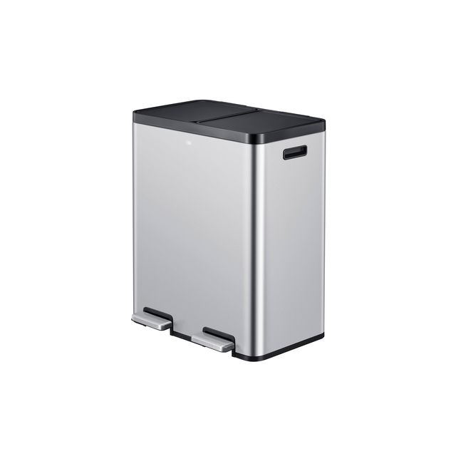 EKO - Essential Recycler Treteimer 2x30 Liter Edelstahl