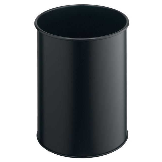 Langlebig - Papierkorb 3301-01 15 Liter rund schwarz