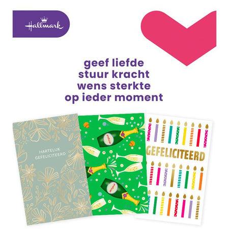 Hallmark – Grußkarten-Nachfüllset, Glückwünsche, 6 Karten