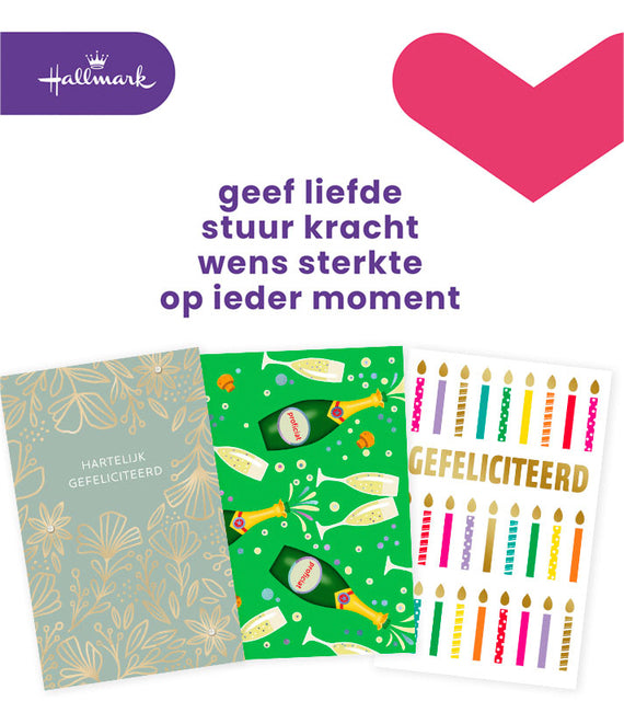 Hallmark – Grußkarten-Nachfüllset, Glückwünsche, 6 Karten