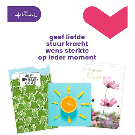 Hallmark – Grußkarten-Nachfüllset „Gute Besserung/Viel Glück“, 12 Karten