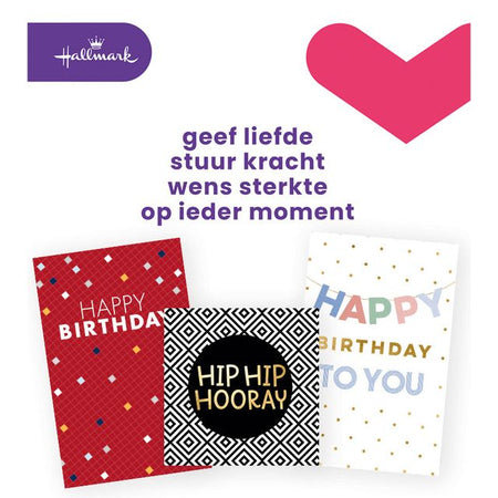 Hallmark – Grußkarten-Nachfüllset zum Geburtstag, Englisch, 6 Karten