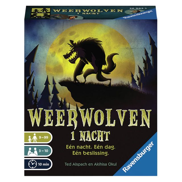 Ravensburger - Kartenspiel Werwölfe 1 Nacht
