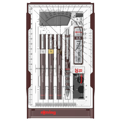 Rotring - Zeichenset Isograph College 0,25-0,35-05mm