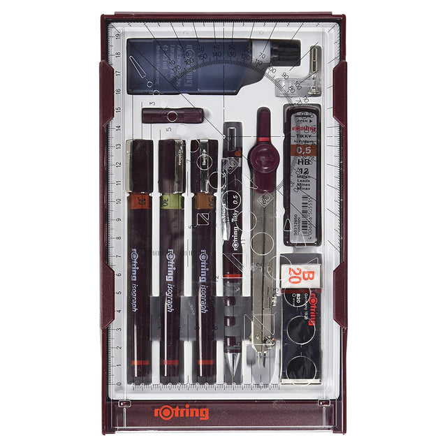 Rotring - Zeichenset Isograph Master 10-teilig