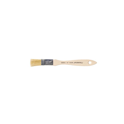 Qrea - Bürste Schweinehaar Nr. 3/4 Breite 20 mm | 6 Stück