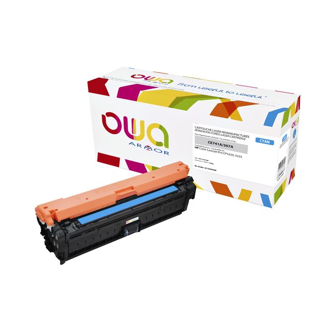 OWA - Tonerkartuschen-Alternative für CE741A blau
