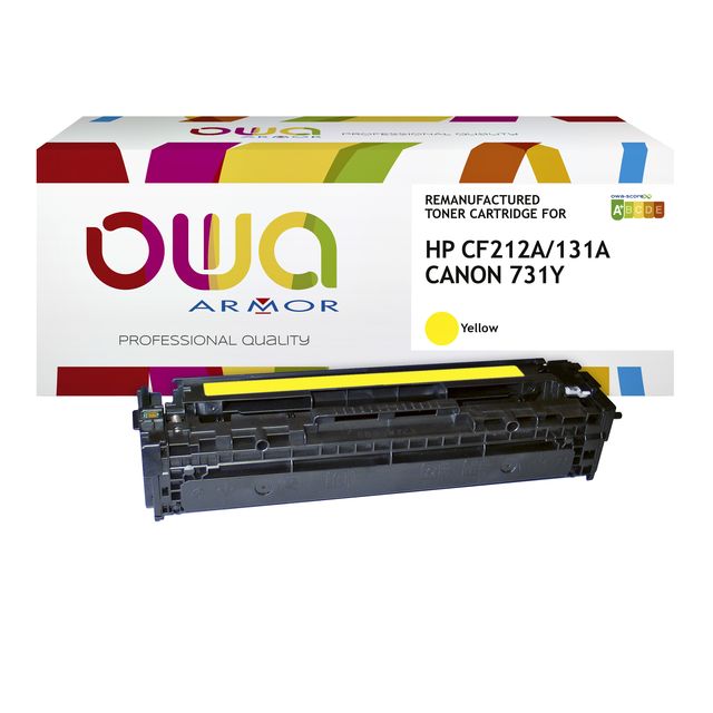 OWA – Tonerkartuschen-Alternative für CF212A gelb
