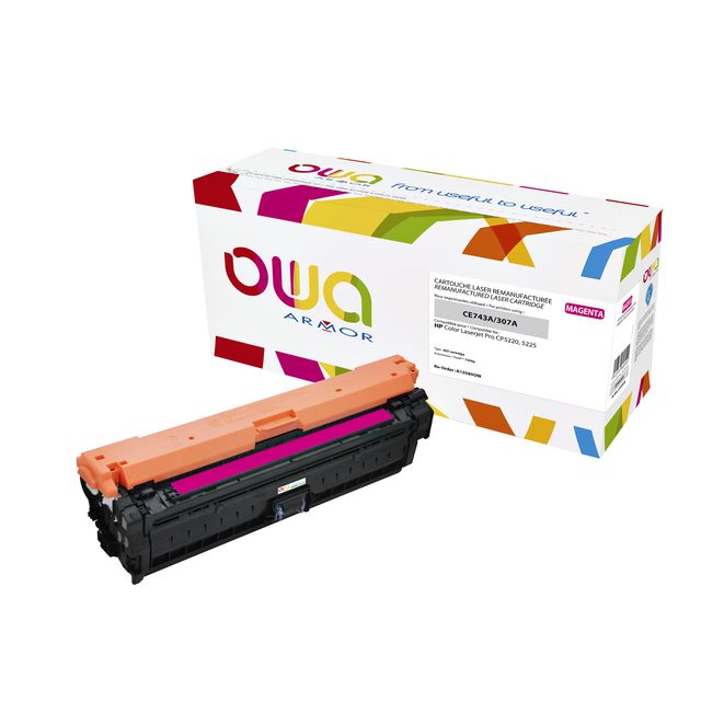 OWA - Tonerkartuschen-Alternative für CE743A rot