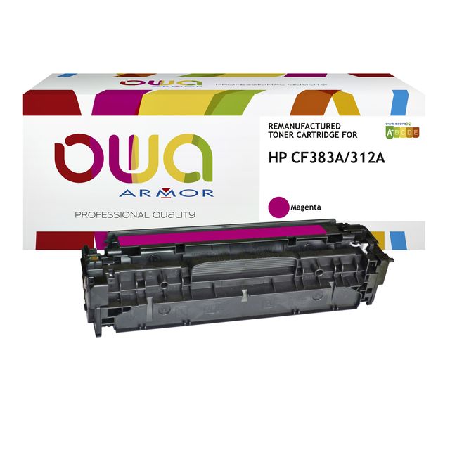OWA - Tonerkartuschen-Alternative für CF383A rot