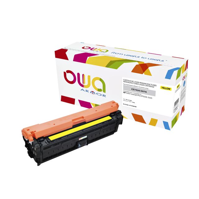 OWA – Tonerkartuschen-Alternative für CE742A Gelb
