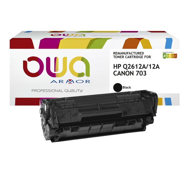 OWA - Tonerkartuschen-Alternative für Q2612A schwarz