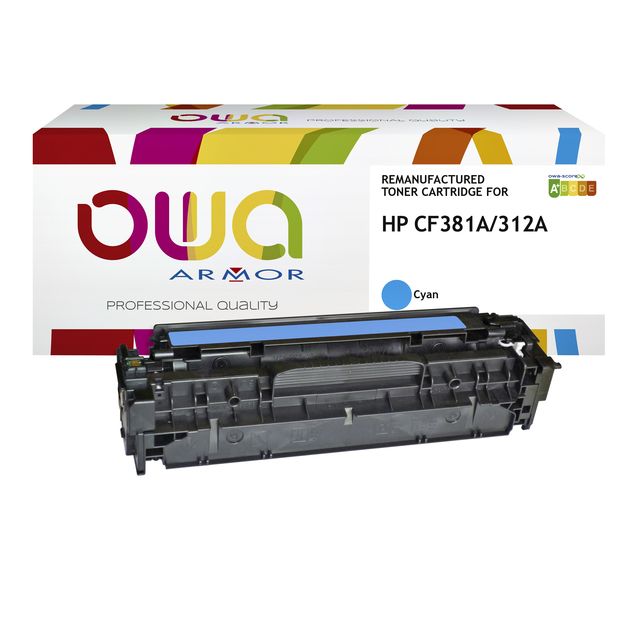 OWA - Tonerkartuschen-Alternative für CF381A blau
