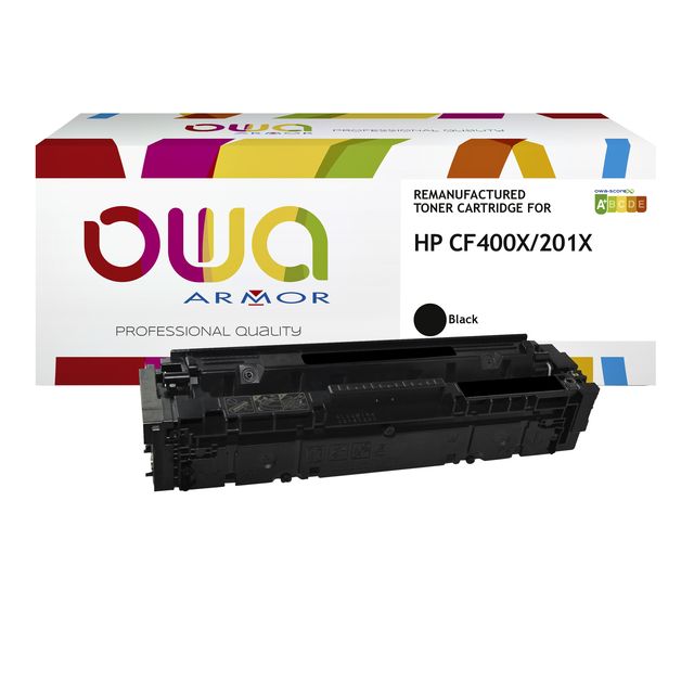 OWA – Tonerkartuschen-Alternative für CF400X schwarz
