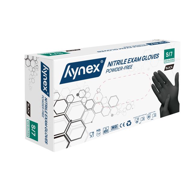 Hynex - Handschuh S Nitril schwarz Packung mit 100 Stück