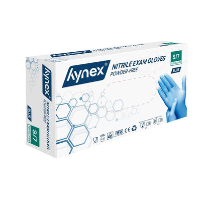 Hynex - Handschuh S Nitrilblau Packung mit 100 Stück