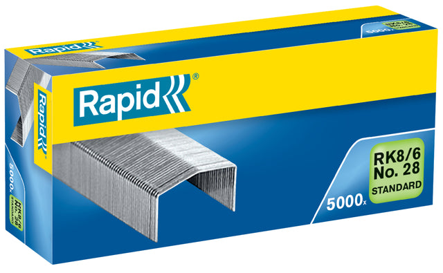 Rapid - Heftklammern RK8 (B8) verzinkt Standard 5000 Stück