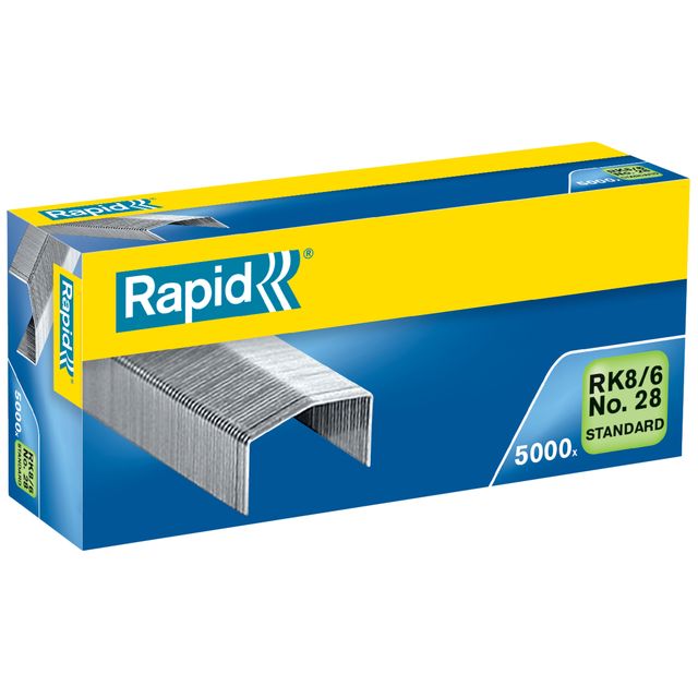 Rapid - Heftklammern RK8 (B8) verzinkt Standard 5000 Stück