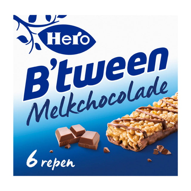 Hero - Snack B'tween Milchschokolade 6er-Pack Riegel 25gr