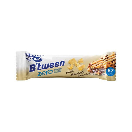 Hero - Snack B'tween weiße Schokolade Null 6er-Pack Riegel 20gr | 10 Stück