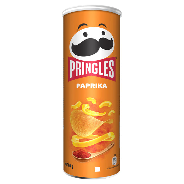 Chips Pringles Paprika 165gr | Tube mit 165 Gramm