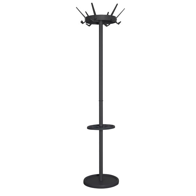 Vepa Bins - Garderobenständer Crown 18 Haken stehend schwarz