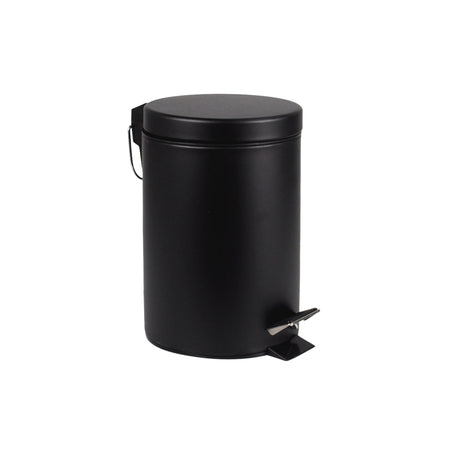 BRASQ - Treteimer 3 Liter schwarz | 6 Stück