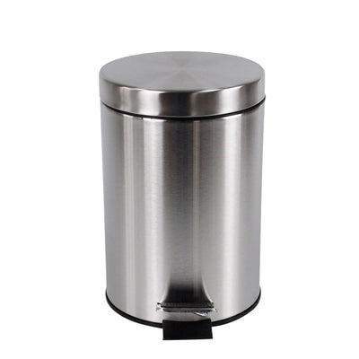 BRASQ - Treteimer 12 Liter Edelstahl