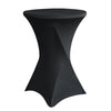 Brasq - Tischrock für Stehtisch 80cm schwarz