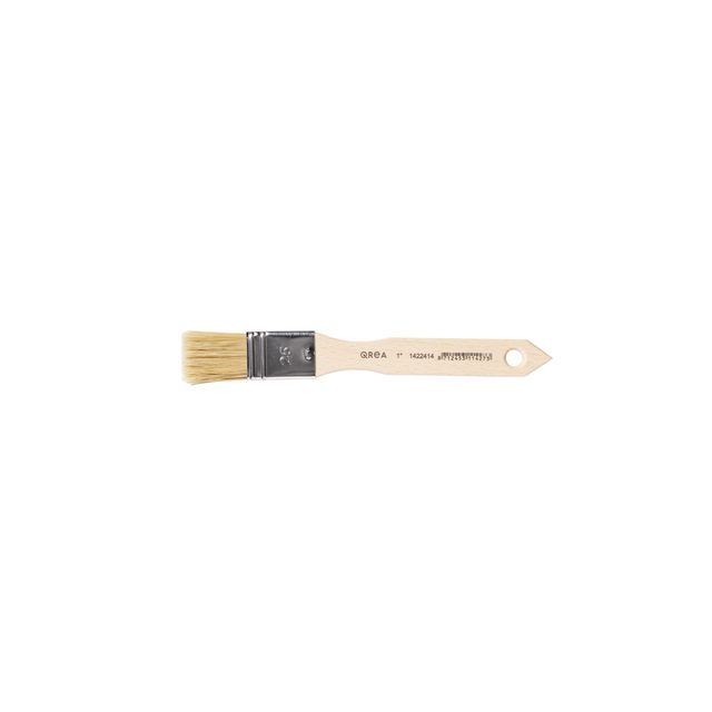Qrea - Bürste Schweineborste Nr. 1 Breite 22,3 mm | 6 Stück