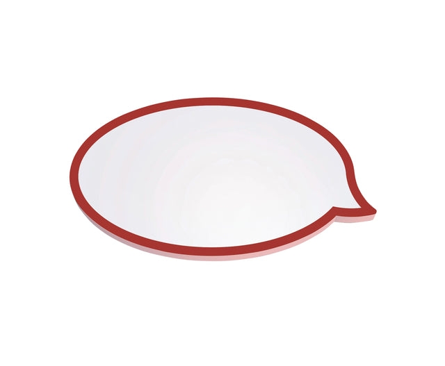 Werkstattkarten Maulballon 11x19cm weiß | Packen Sie 50 Stück ein