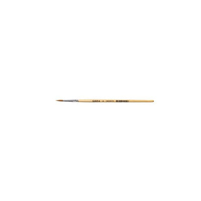 Qrea - Pinsel Kunsthaar Nr. 4 Breite 3,5 mm | 12 Stück