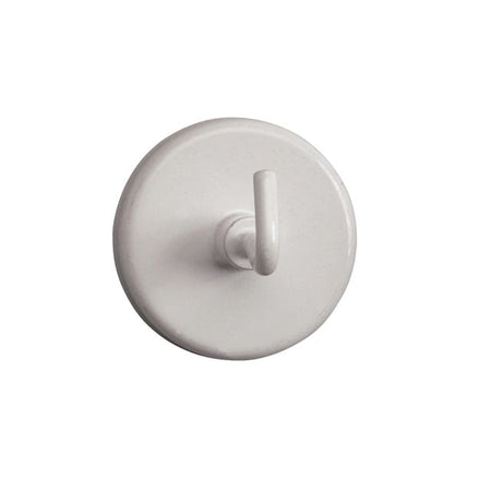 MAUL - Magnet mit Haken 36mm Zugkraft 6kg weiß 5 Stück