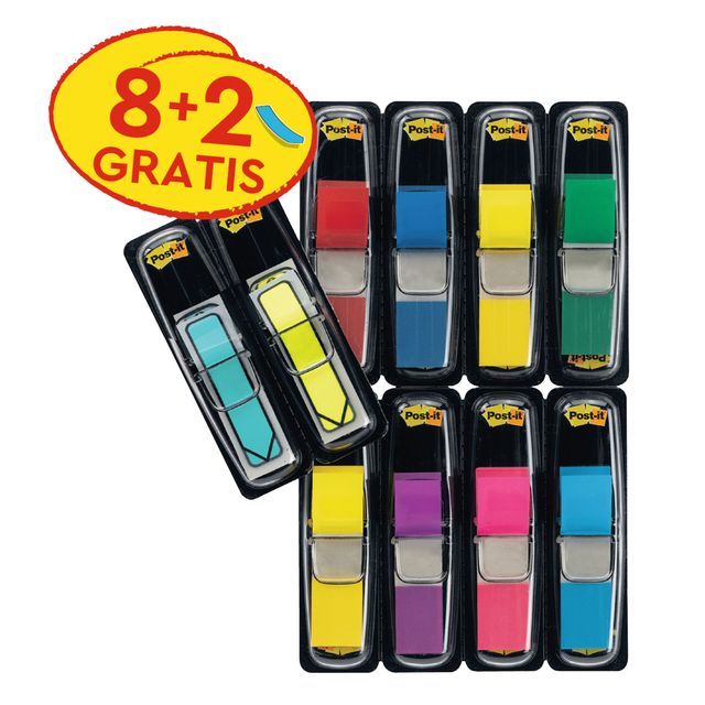Post-it - Registerblätter 3m 683 11,9x43,2mm 8kl + 2 Pfeile | 12 Stück