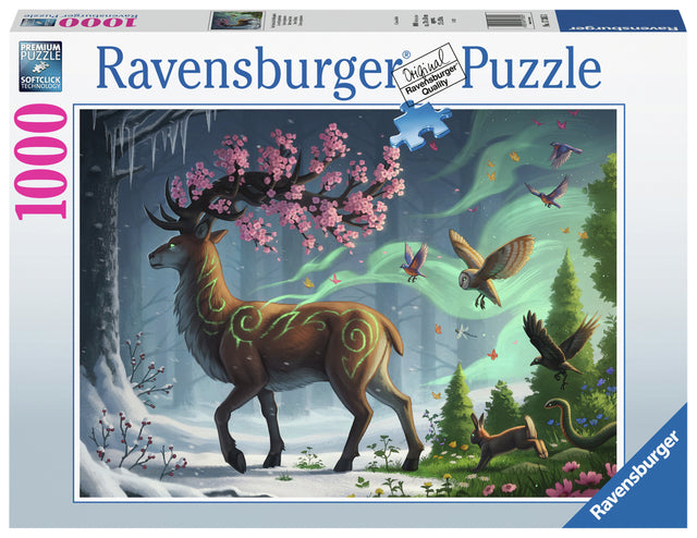 Puzzel ravensburger hert van de lente 1000 stukjes