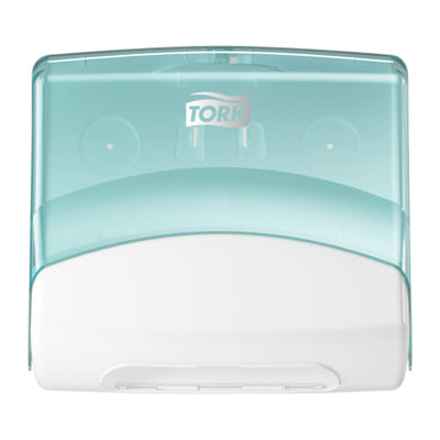 Tork - Reinigungstuchspender W4 Performance gefaltet türkis 654000