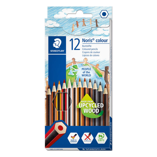 Staedtler - Buntstifte Noris Colors People of the World 12er-Set