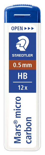 Staedtler - Bleistiftmine Carbon Micro 0,5mm HB 12 Stück