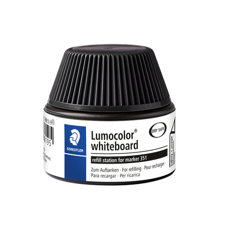 Staedtler - Filzstiftmine Lumocolor Whiteboard 30ml schwarz | 4 Stück
