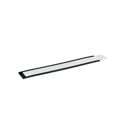 Langlebig - Magnetischer Etikettenhalter 200x30mm anthrazit 50 Stück