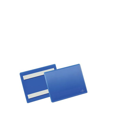 Langlebig - Dokumentenhülle selbstklebend A6 quer blau 50 Stück