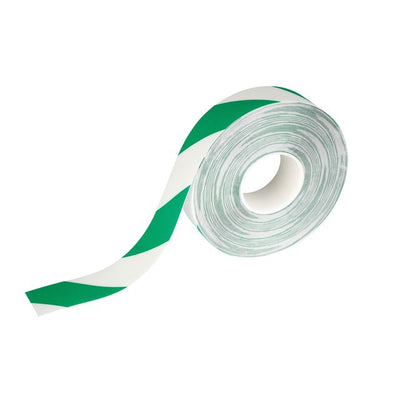 Langlebig - Bodenmarkierung DURALINE 50mmx30m grün-weiß